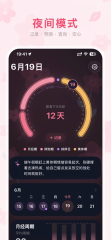 大姨 - 经期记录与排卵期预测 screenshot