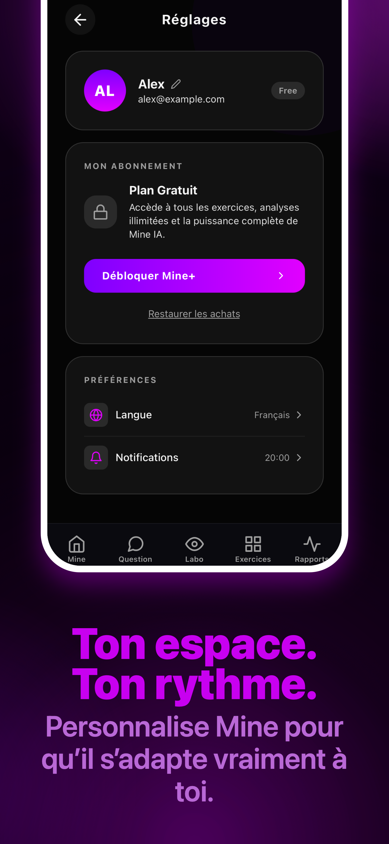 Mine: Mental Health & AI screenshot 10
