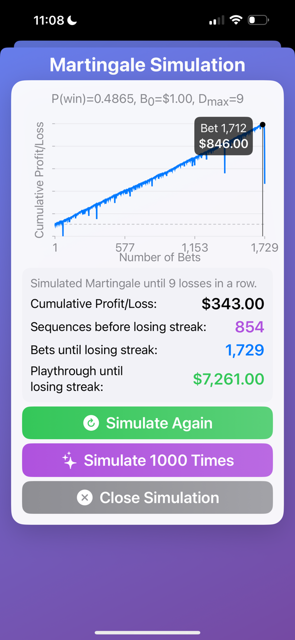 Martingale Strategy screenshot 6