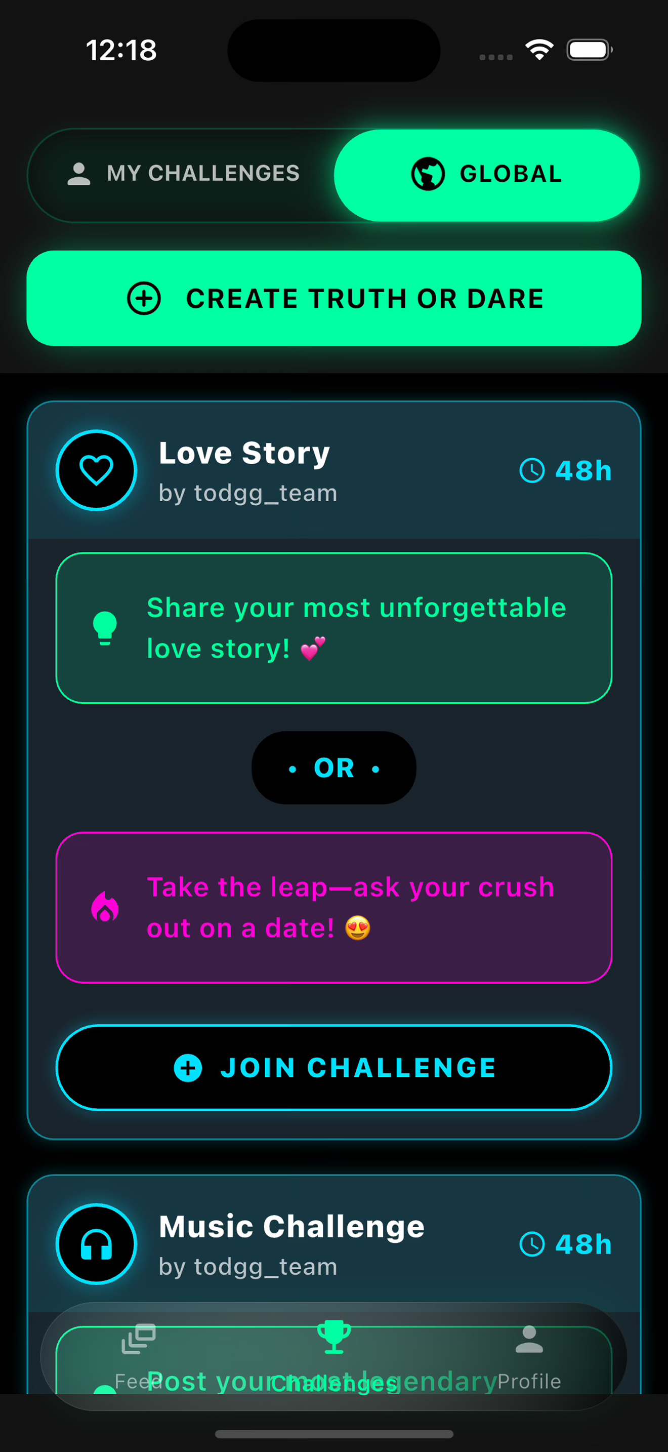 Truth or Dare: Global Game screenshot 3