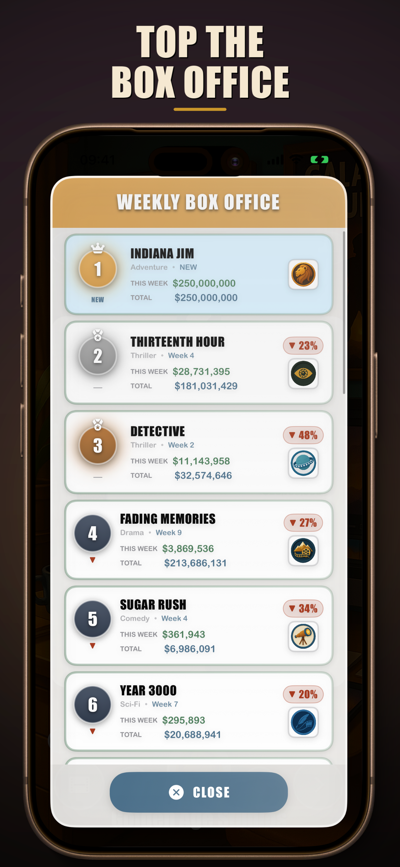 Hollywood: Movie Studio Tycoon screenshot 8