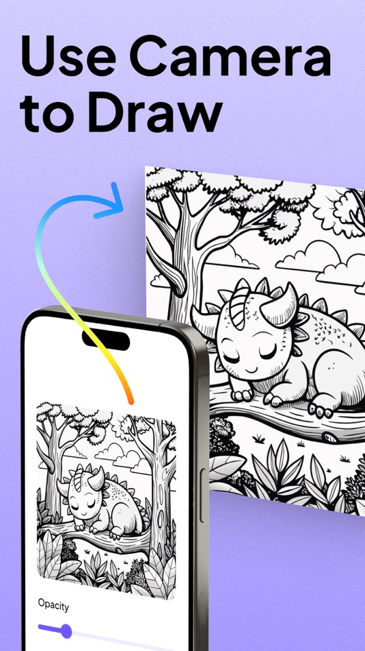 #2. AR Drawing: Easy Sketching! (iOS) Podle: PLAY AND LEARN EDUCATIONAL GAMES FOR KIDS