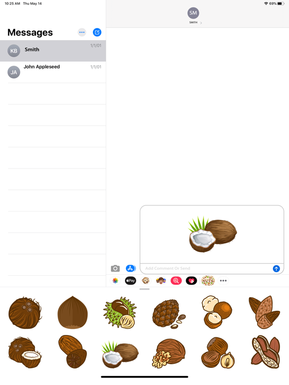 Screenshot #6 pour Nuts Stickers Pack