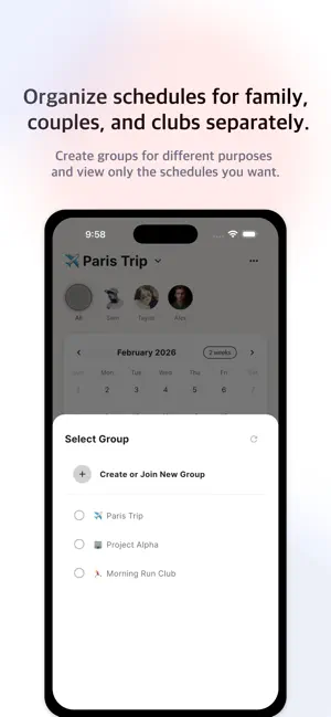 SAI: Shared Group Calendar screenshot 3