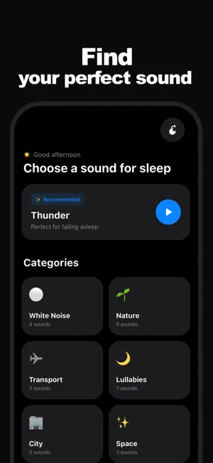 Moonio: Sleep Sounds screenshot 2