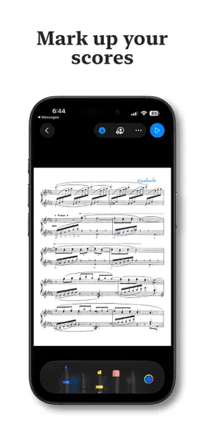 eSuite: sheet music screenshot 3