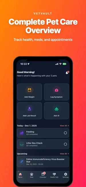 VetVault - Pet Health Records screenshot 1