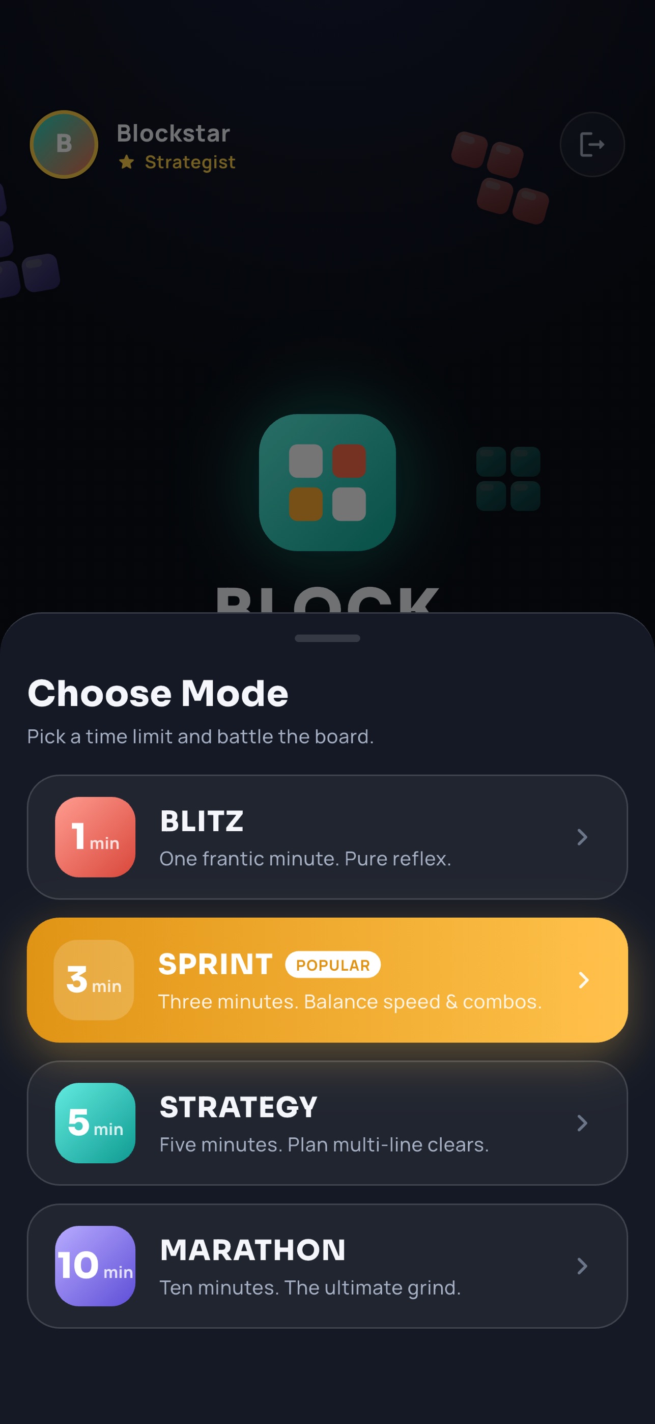 Screenshot 2 of Block Battle: Timed Puzzle