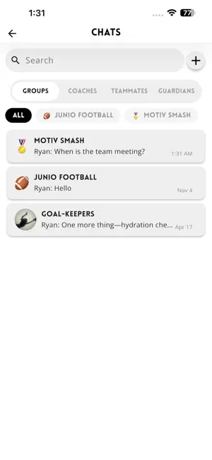 Motiv Teams screenshot 2