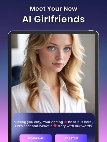 Ai Girlfriend :Virtual Chatbot iPad screenshot
