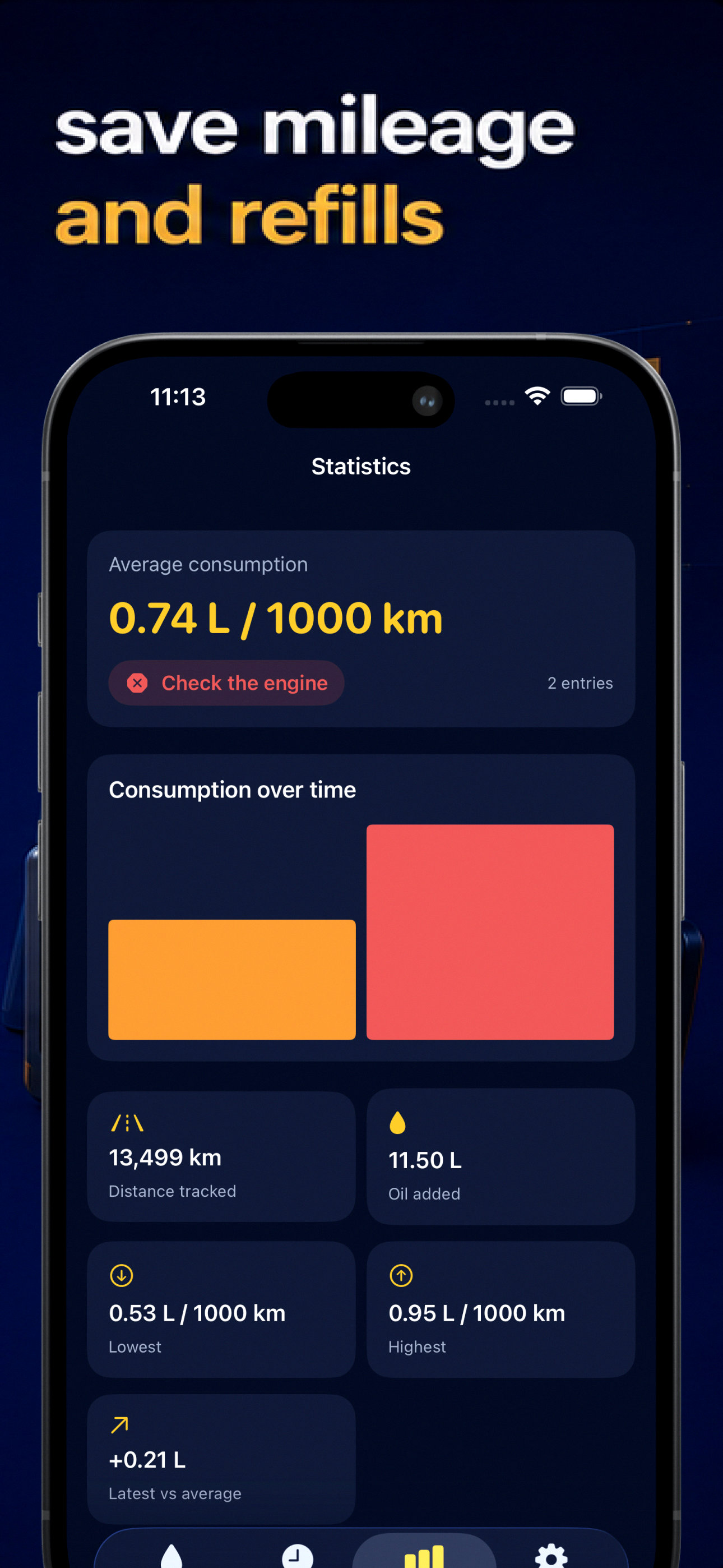 Engine Oil Tracker screenshot 5