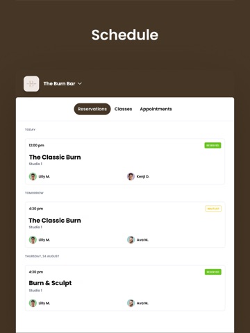 The Burn Bar iPad screenshot
