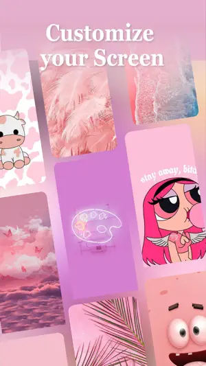 Wallpaper for Girl - Pink Cute screenshot 2