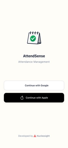 AttendSense Screenshot 1 of 9