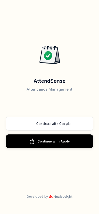 AttendSense Screenshot 1 of 9