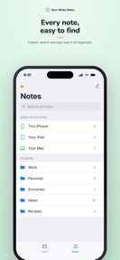 Sync Sticky Notes screenshot
