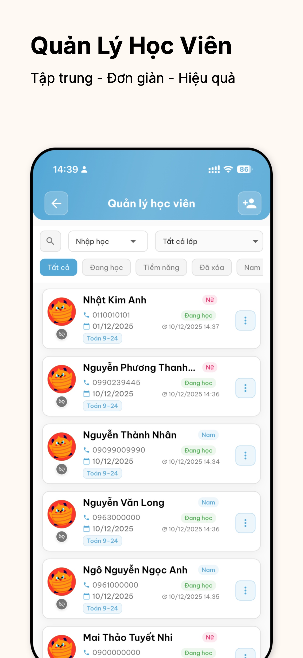 eGalaxy Lite: Lớp Học Tinh Gọn