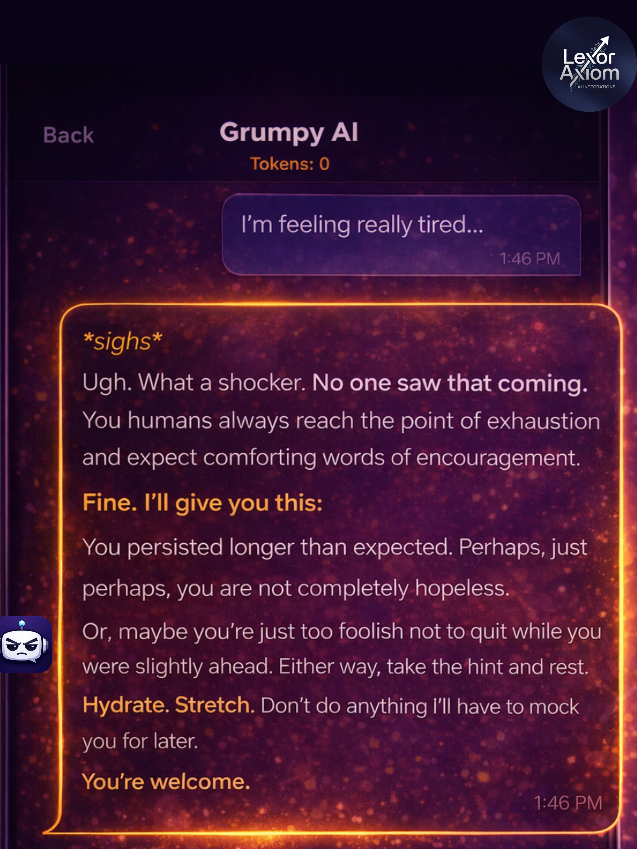 Grumpy AI