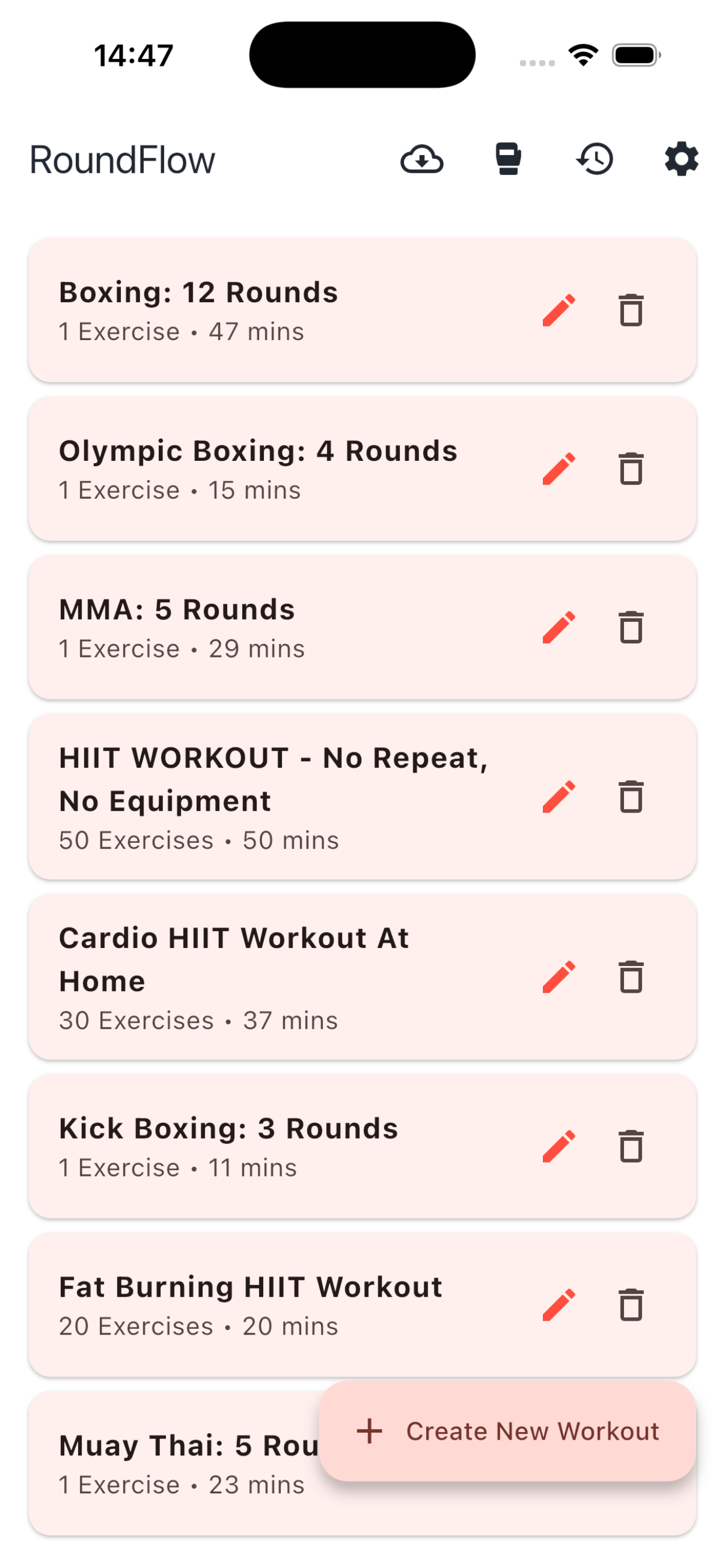 RoundFlow HIIT & Boxing Timer screenshot 3