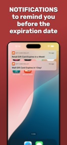 Gift Card Wallet Manager screenshot