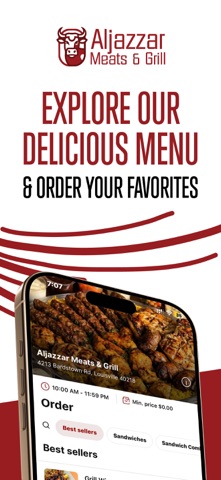 Aljazzar Meats & Grill iPhone screenshot