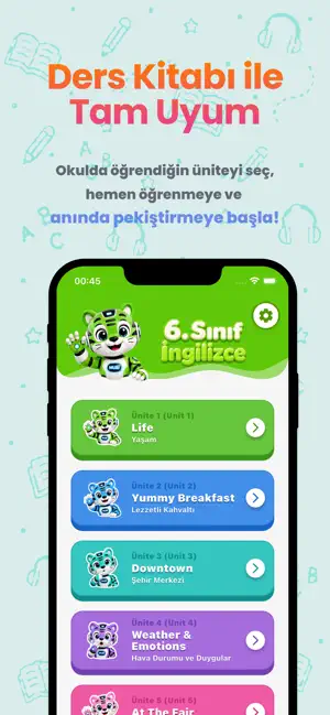 Mubi : 6. Sınıf İngilizce screenshot 2