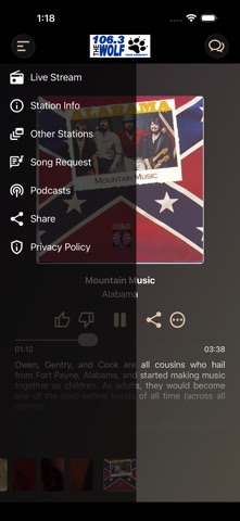 KWOF 106.3 screenshot