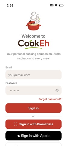 CookEh screenshot