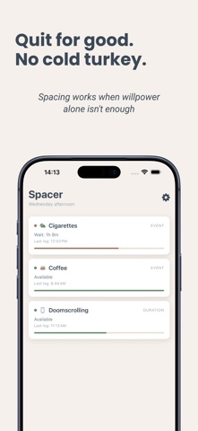 Spacer: Quit Vaping & Smoking Screenshot 1 of 7