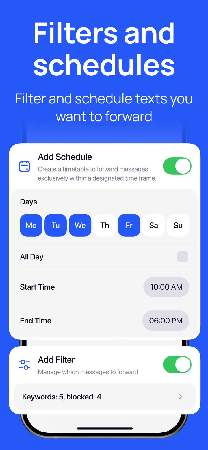 SMS Forwarder — Re Text screenshot 6