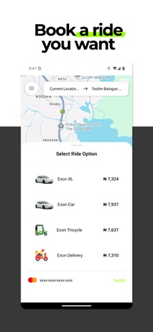 Exon: Request a Ride for Less screenshot