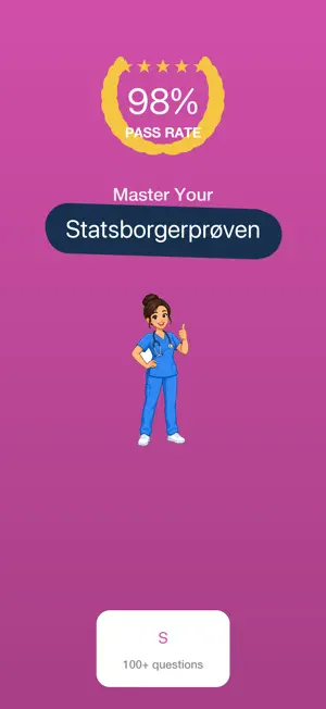 Statsborgerprøven 2026 screenshot 1