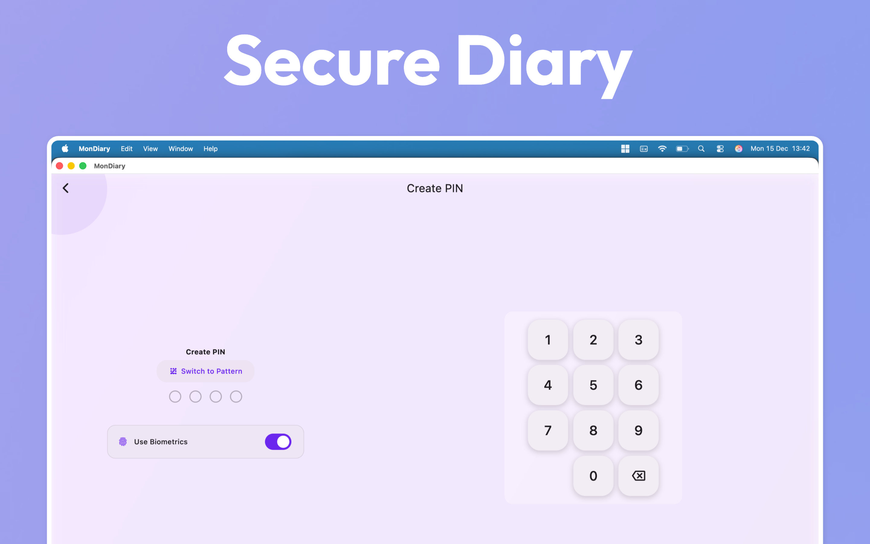 MonDiary: Secure Mood Journal