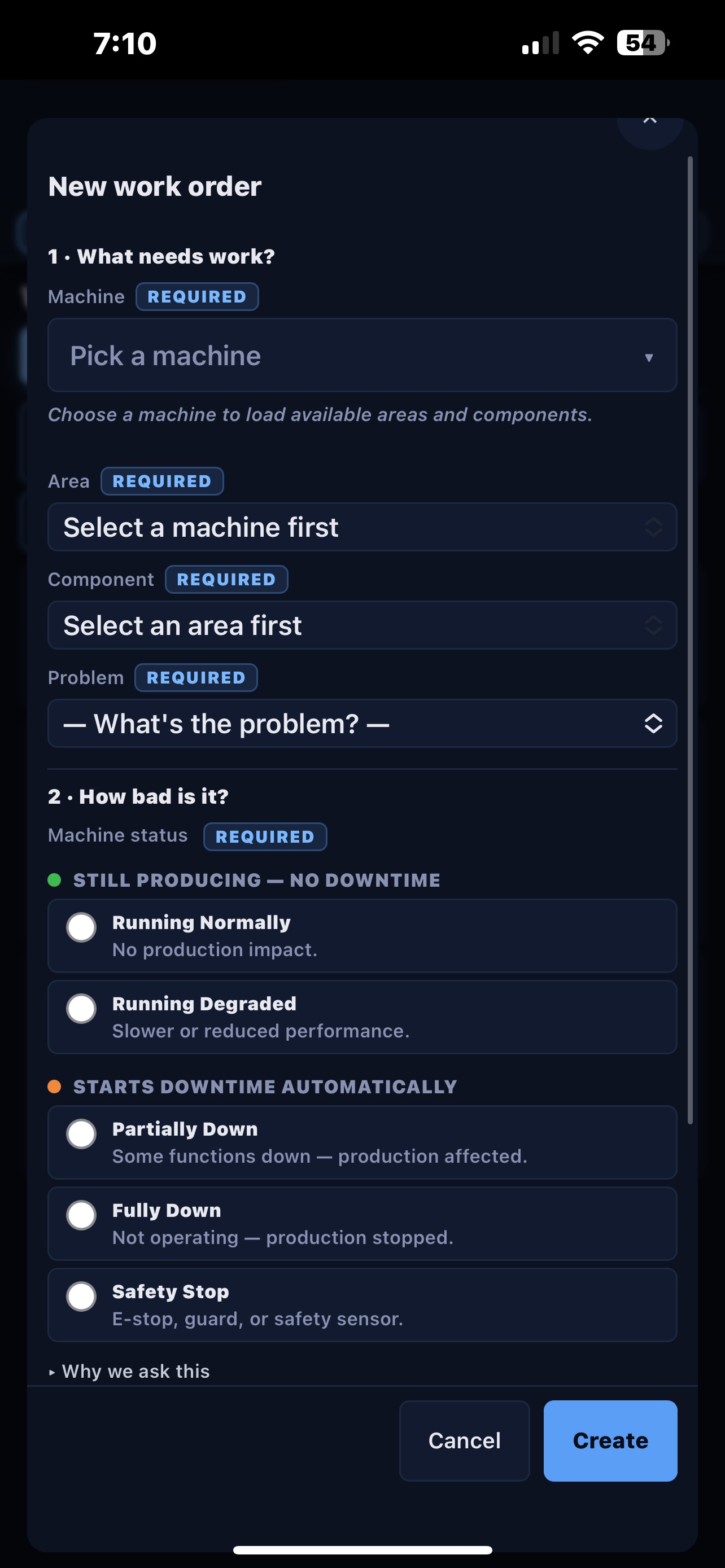 Screenshot 3 of Work Orders App