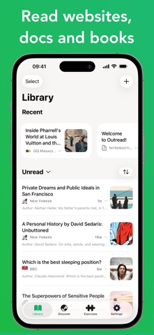 Outread: Speed Reading Screenshot 3 of 9