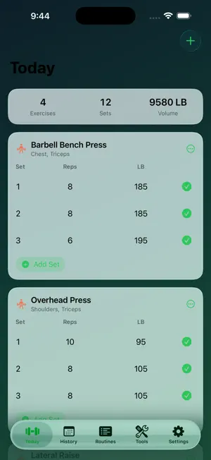 FitForge: Workout Builder screenshot 3