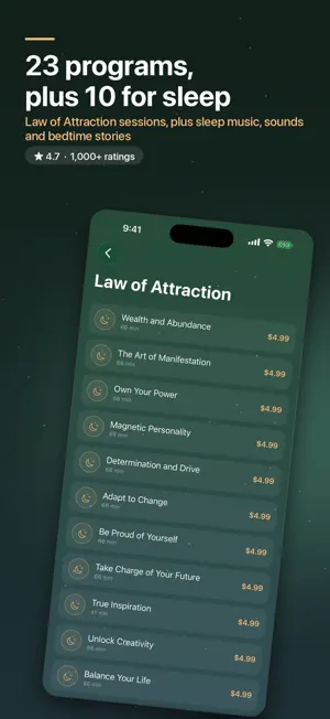 Law of Attraction - Sleep screenshot 1
