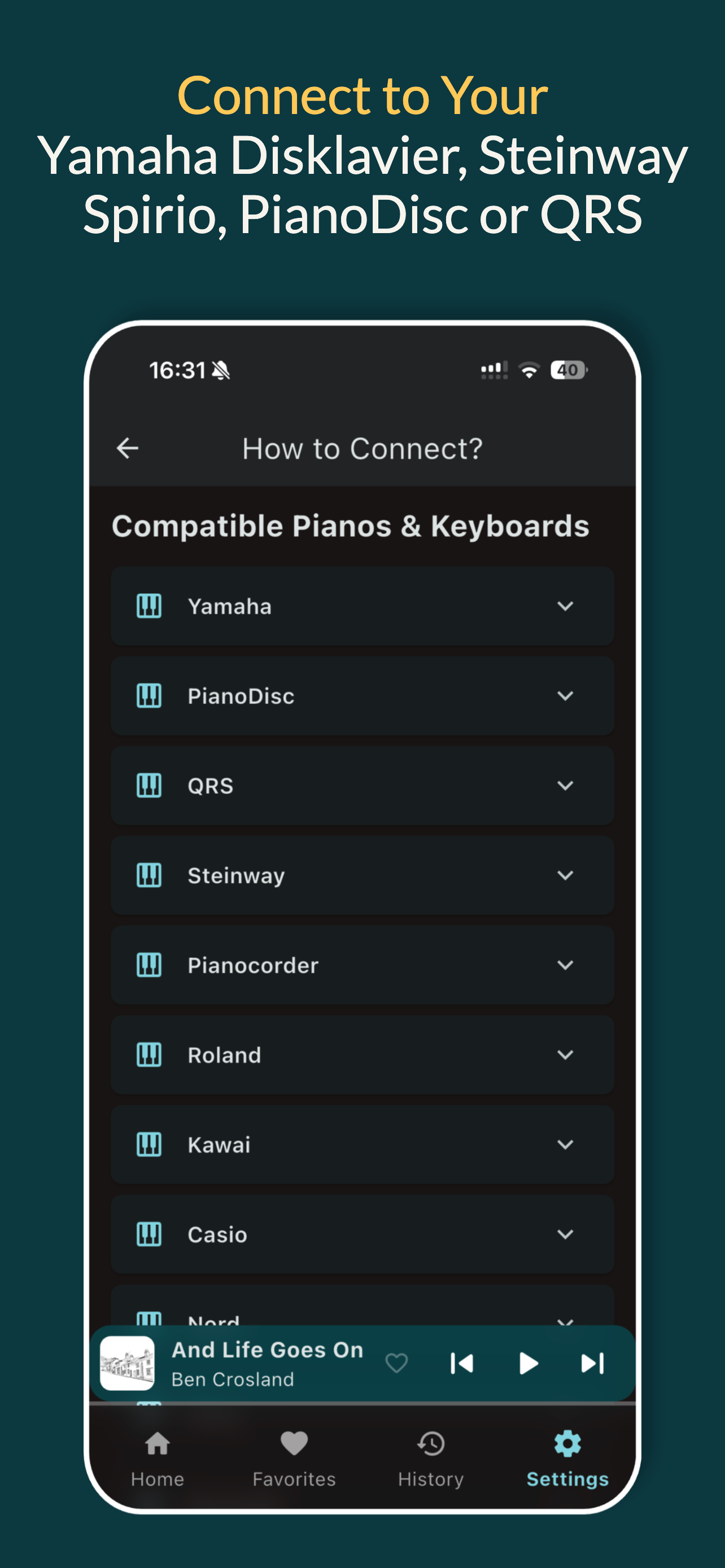 DiskPiano screenshot 2