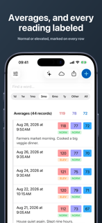 Blood Pressure Log and Tracker screenshot 4