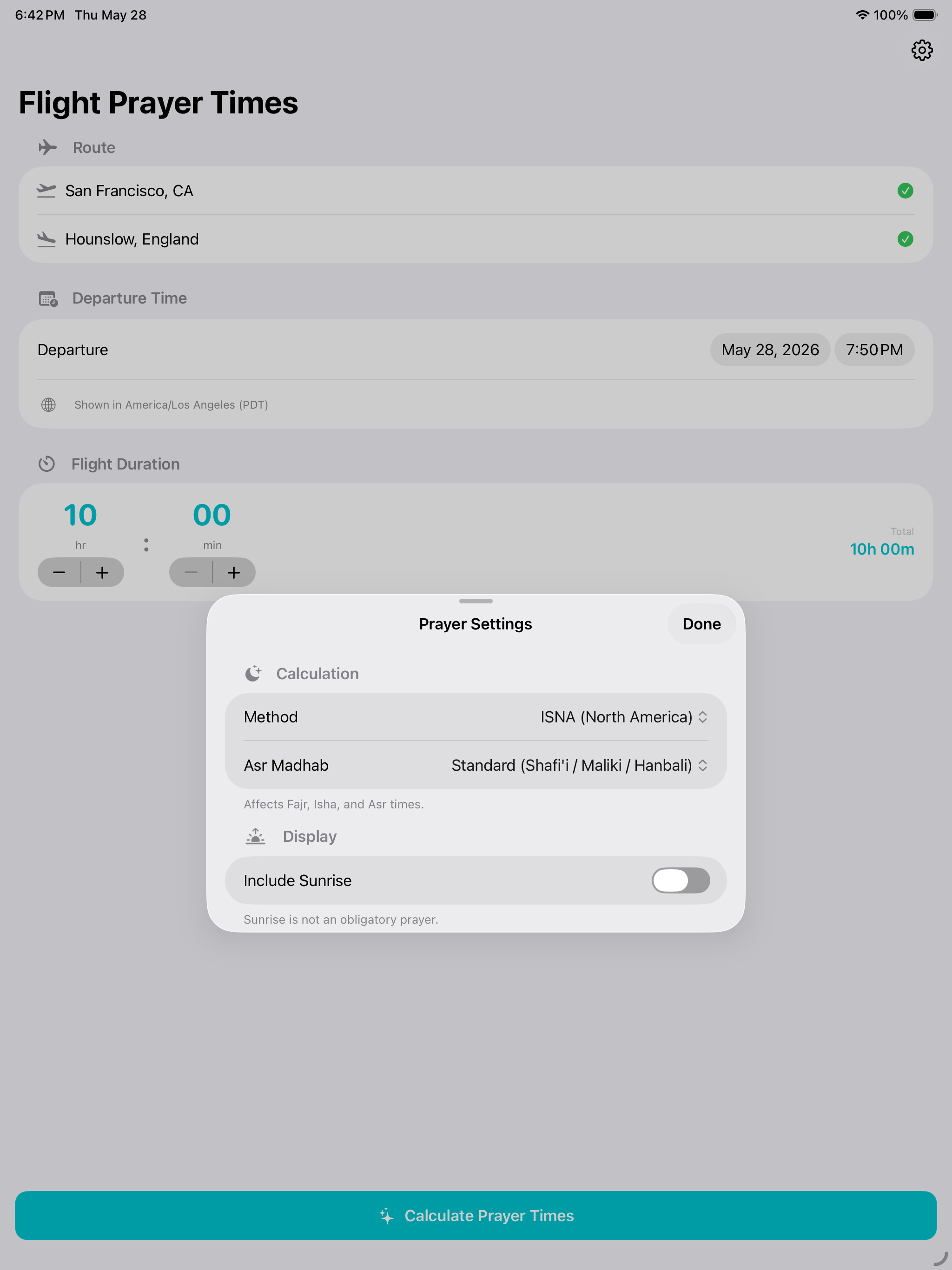 FlightSalah screenshot 10