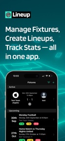 Lineup - Soccer Team App screenshot