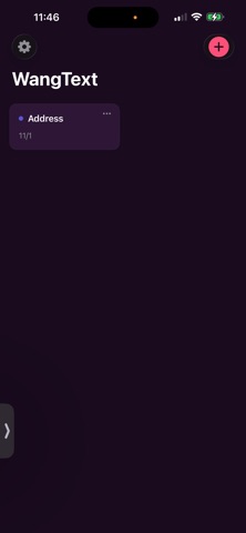 WangText screenshot