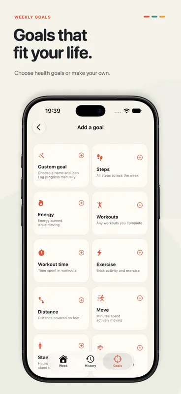 Weekly Goals: No Stress screenshot 2 of 5