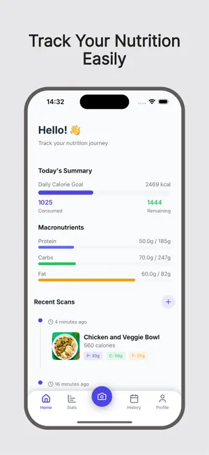 PlateCheck: AI Food Scanner screenshot 1