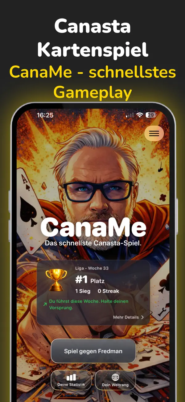 Screenshot #1 pour Canasta Kartenspiel - CanaMe