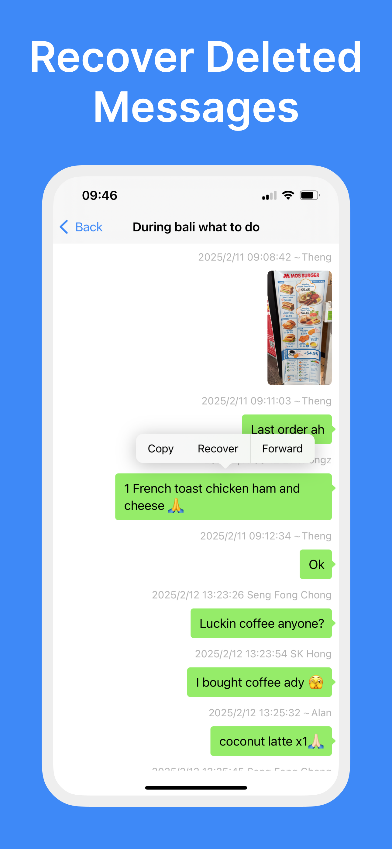 Recover Deleted Messages® screenshot 2