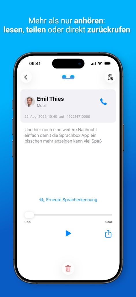 SprachBox - Festnetz Voicemail - Productivity App | MWM