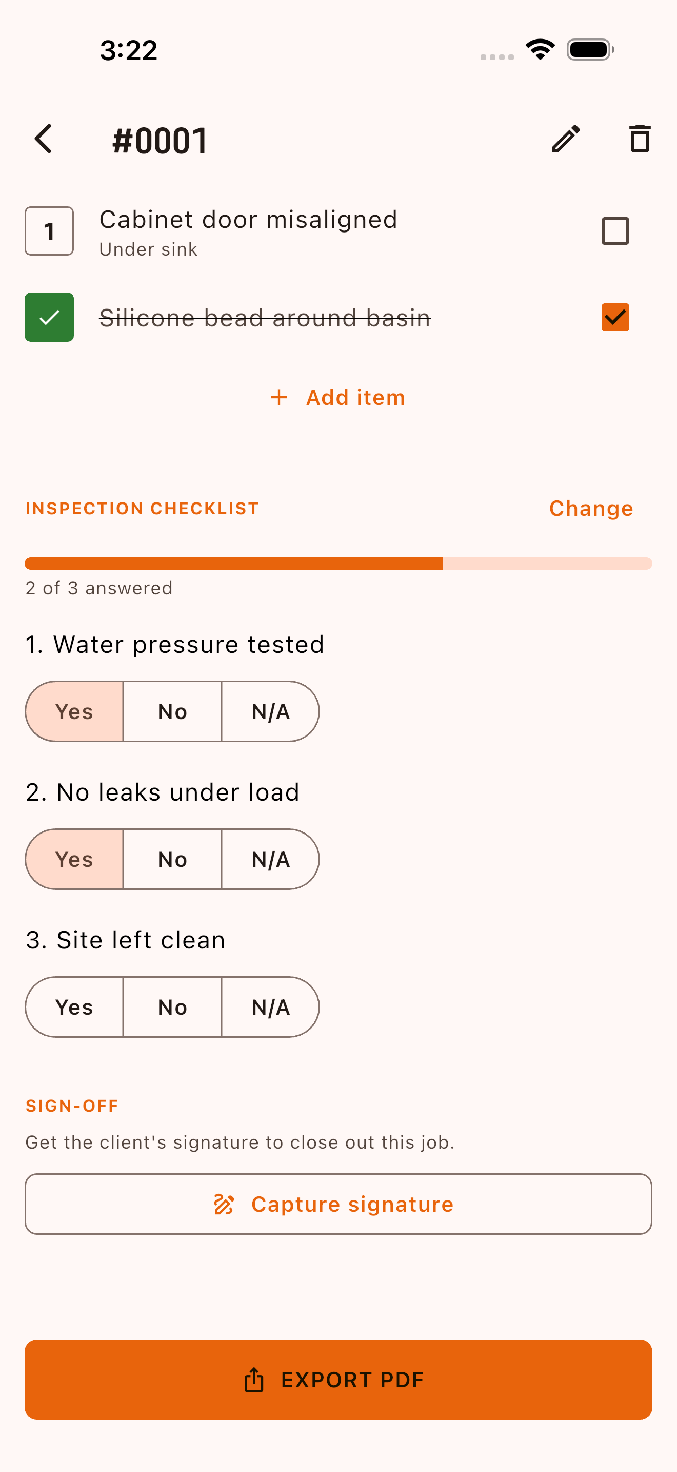 Work Order + Punch List screenshot 3