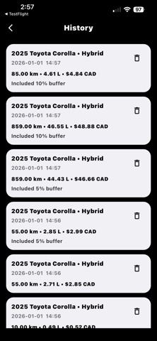 Fuel Plan screenshot