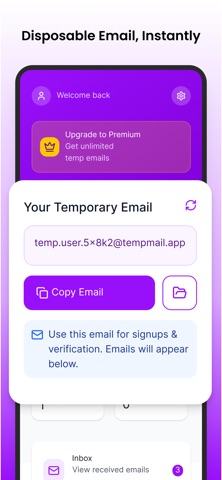 Temp Mail - Quick Email screenshot